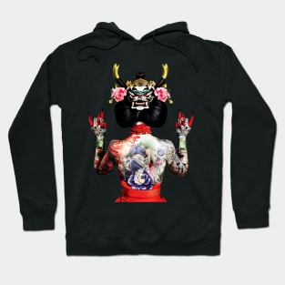 Inked Geisha - Japanese Tattoo Art Design Hoodie